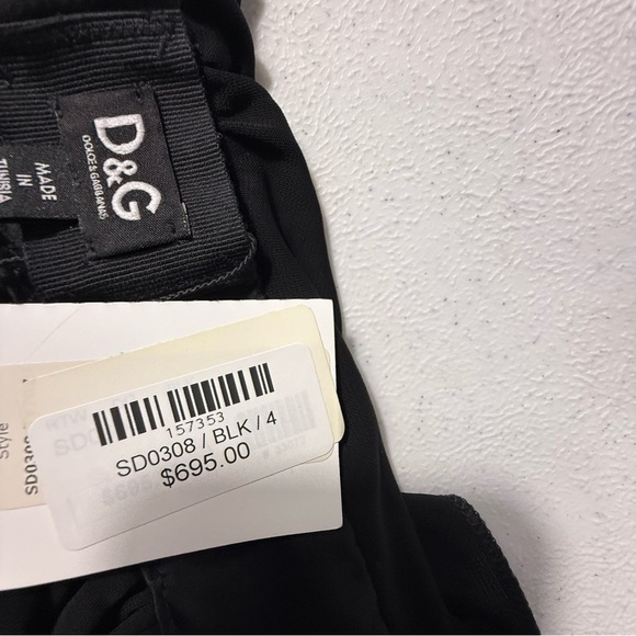 D&G Black One Shoulder Dress - Picture 6 of 8